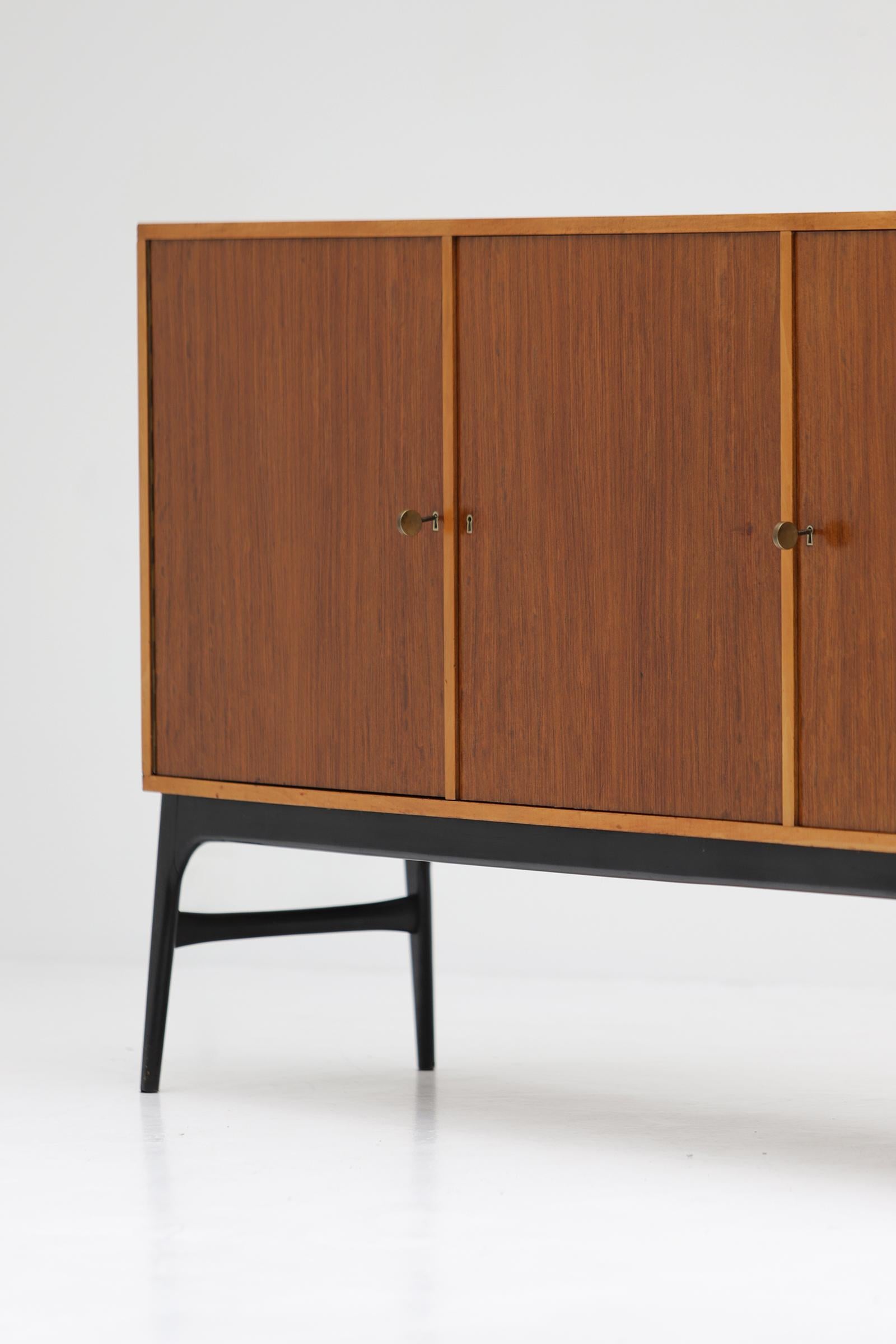 Mid-20th Century midcentury wooden sideboard by Alfred Hendrick for Belform 1958