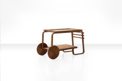 Midcentury Wooden Tea Trolley, Finland, 1940s