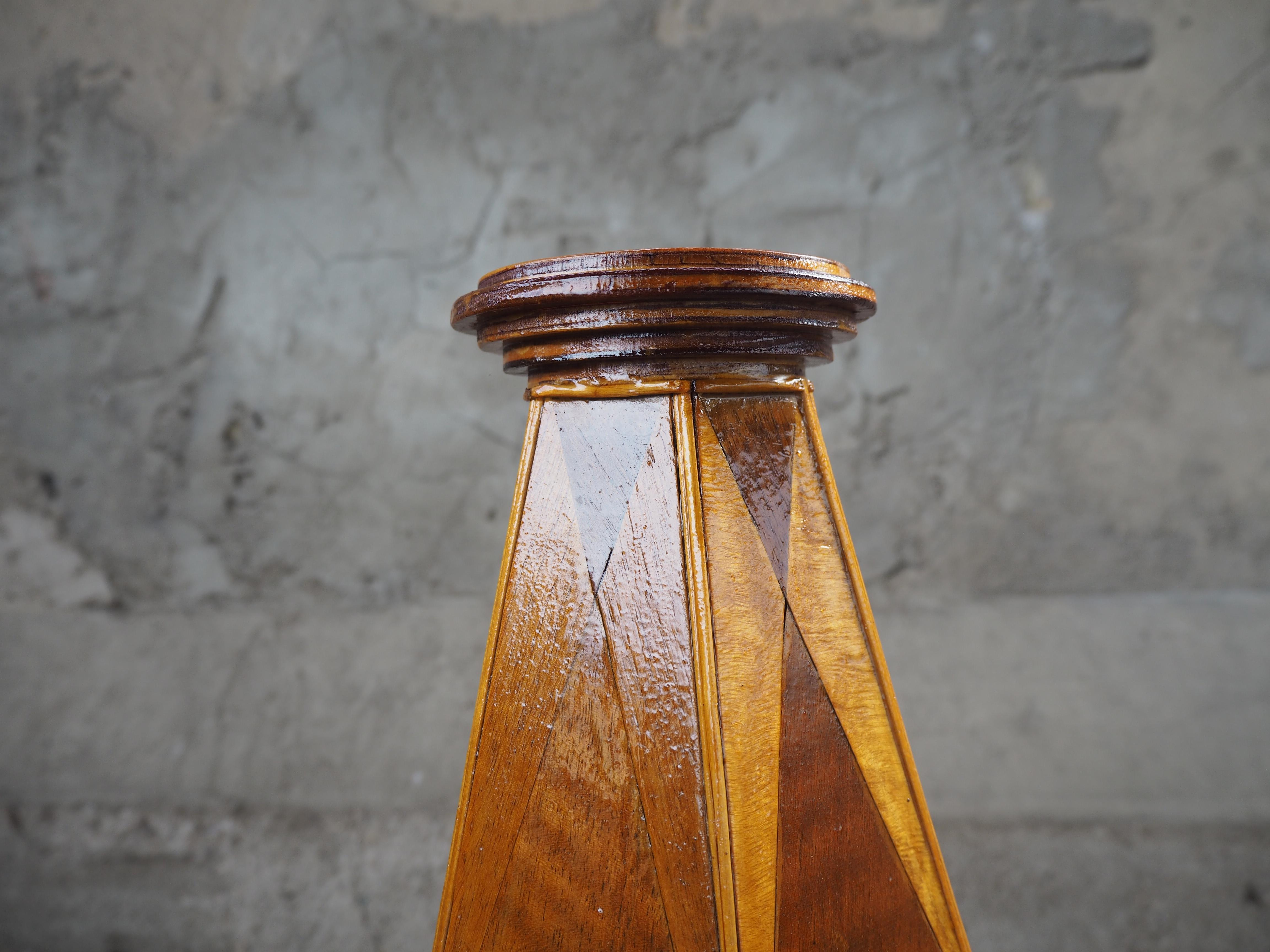 Holzvase aus der Jahrhundertmitte, Europa, 1960er Jahre im Angebot 11
