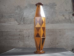 Midcentury Wooden Vase, Europe, 1960s