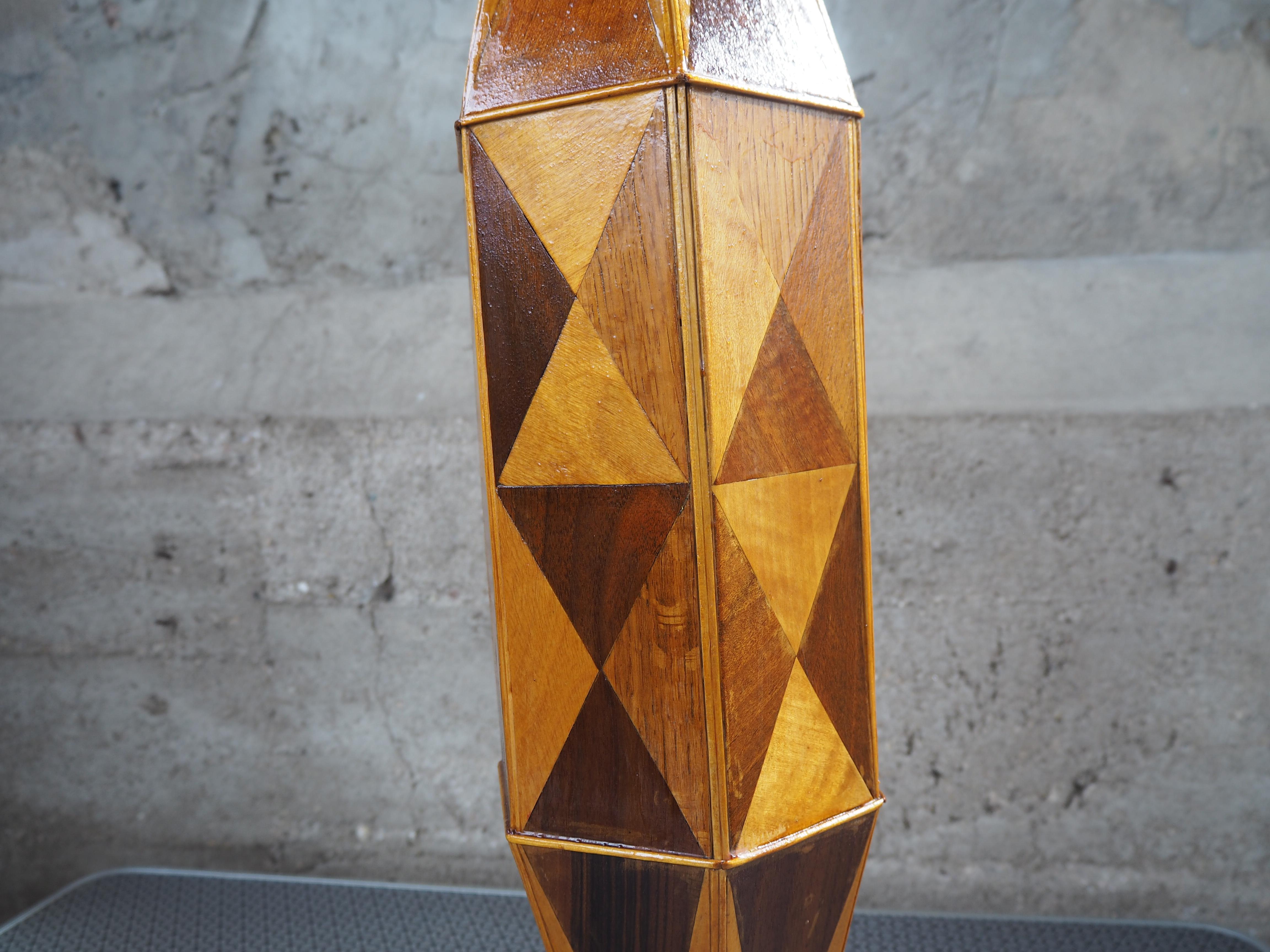 Holzvase aus der Jahrhundertmitte, Europa, 1960er Jahre im Angebot 1