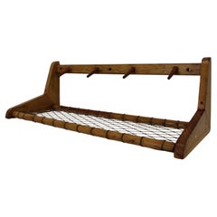 Midcentury Wooden Wall Coat Rack by ULUV - Czechoslovakia, 1960s