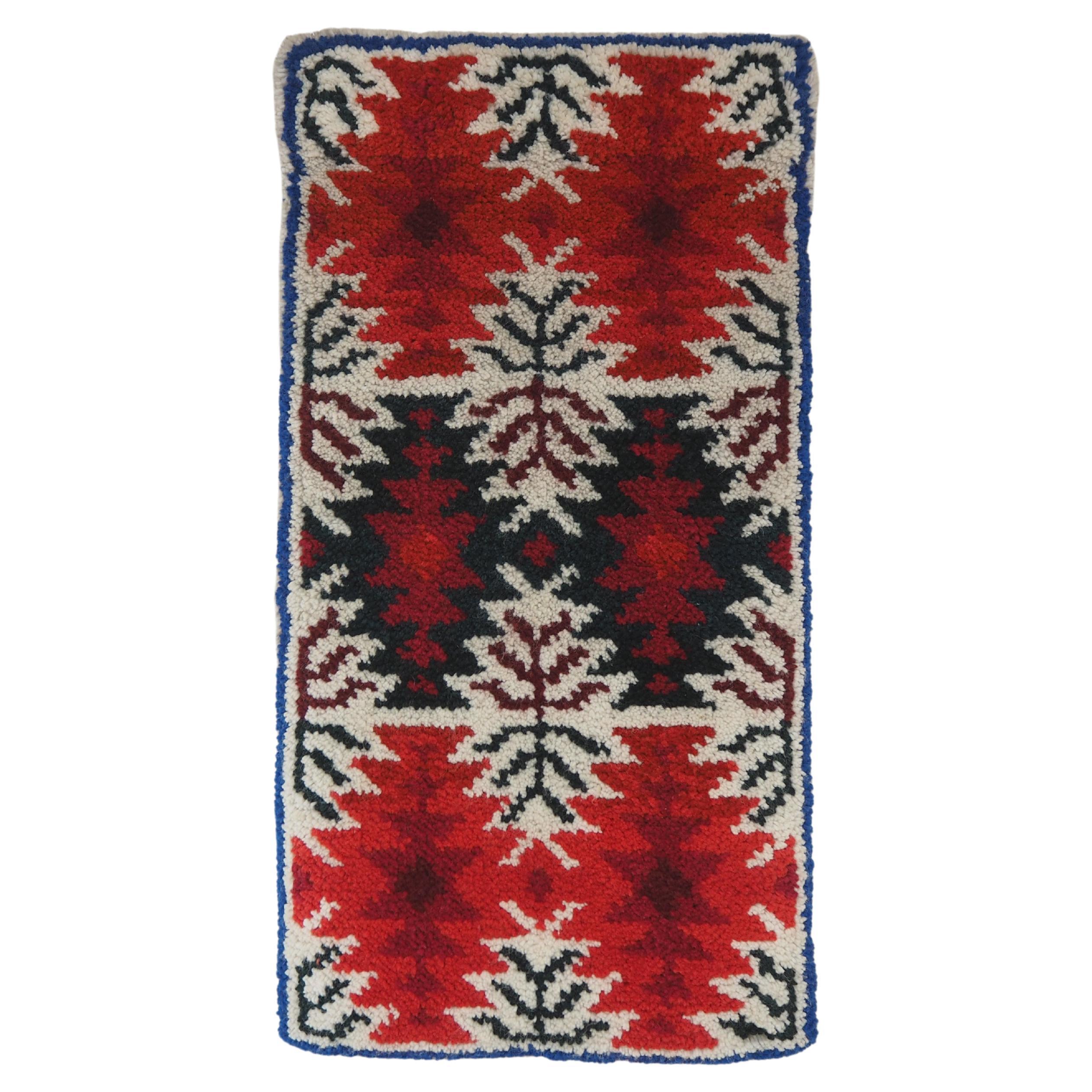 Mid-Century Wool Wall Carpet, Rug, Czechoslovakia, 1960s