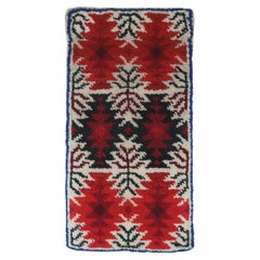 Retro Mid-Century Wool Wall Carpet, Rug, Czechoslovakia, 1960s