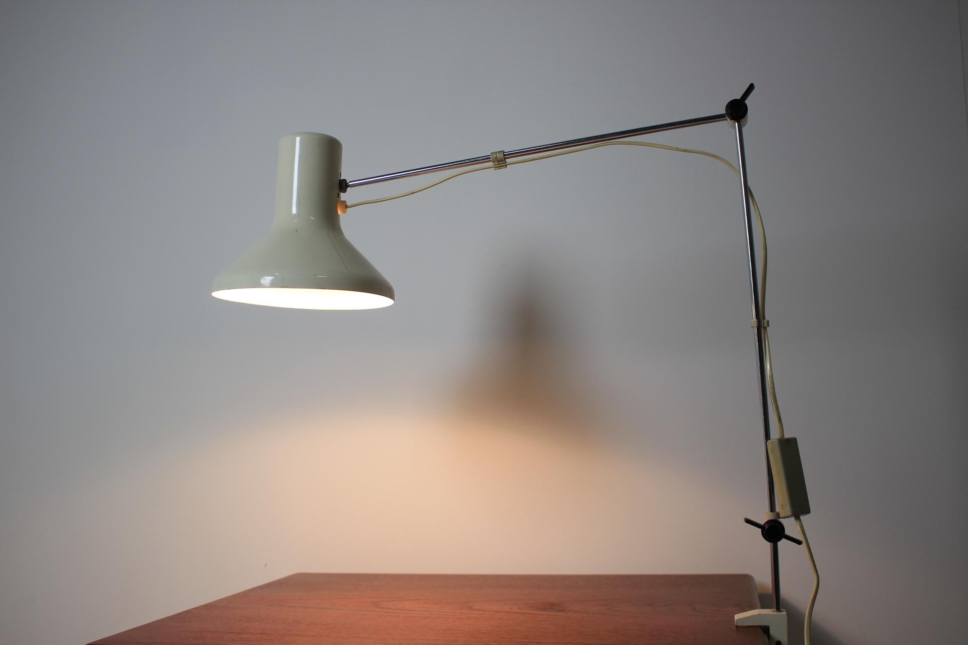 Czech Midcentury Working Table Lamp Napako, Josef Hurka, 1970s For Sale