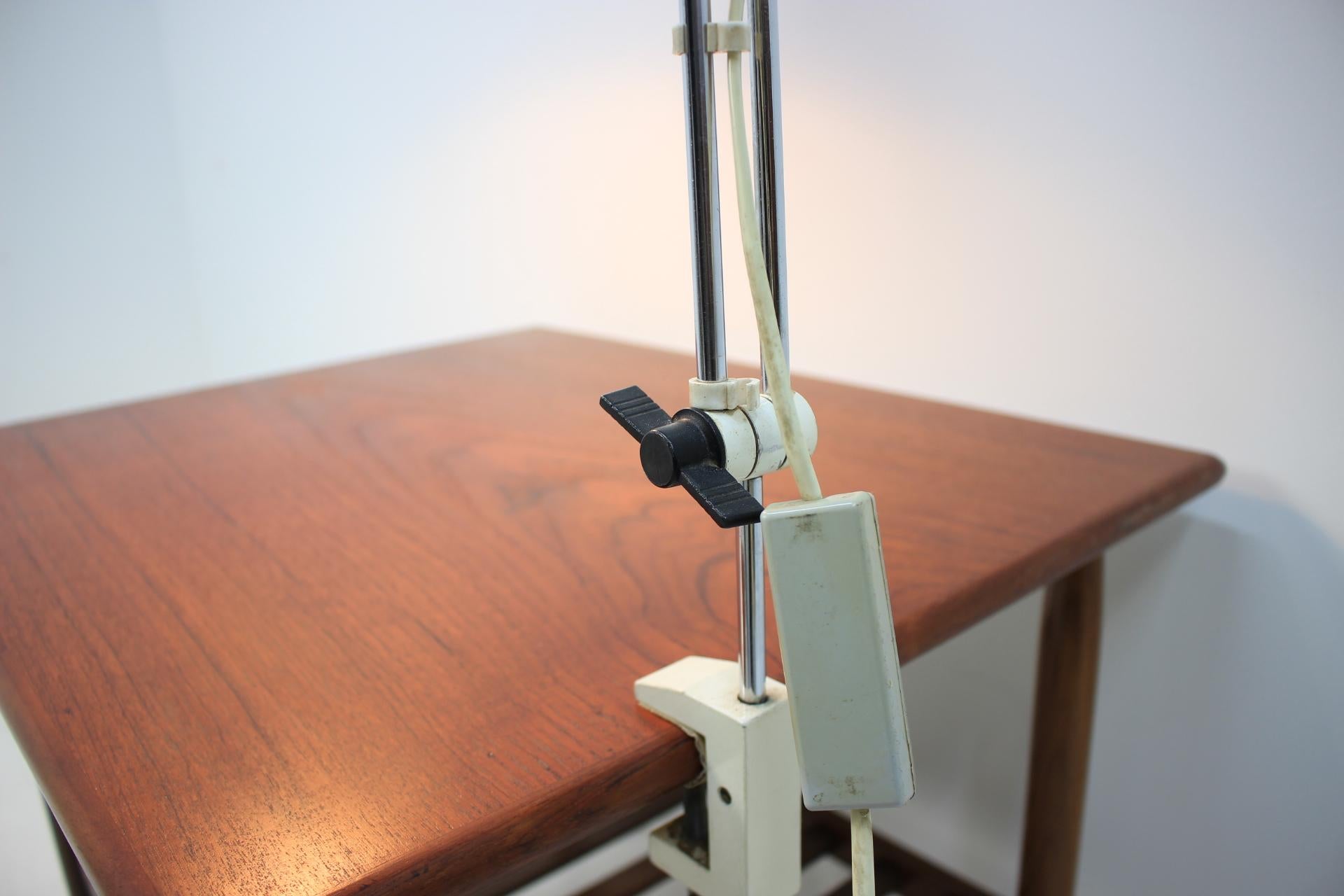 Lacquered Midcentury Working Table Lamp Napako, Josef Hurka, 1970s For Sale