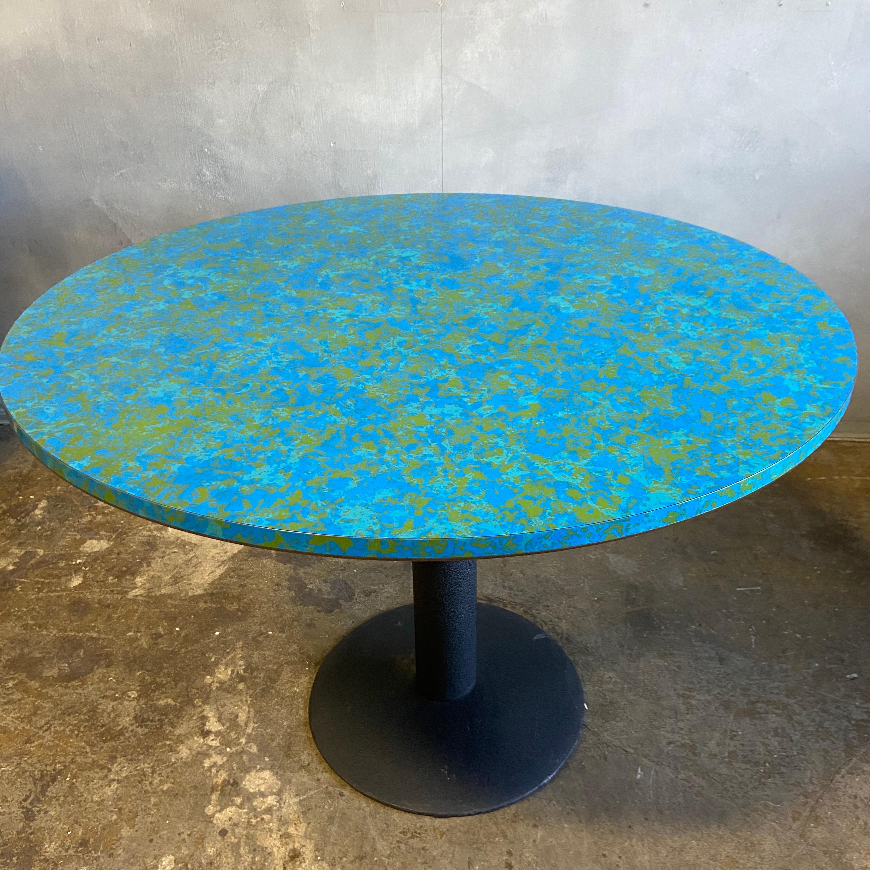 American Midcentury World Laminate Top Table  For Sale