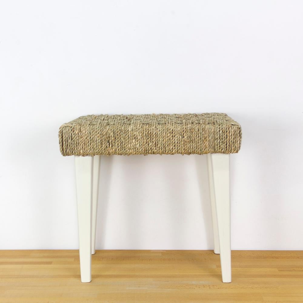 Midcentury Woven Seat Low Stool im Zustand „Hervorragend“ im Angebot in Barcelona, Barcelona