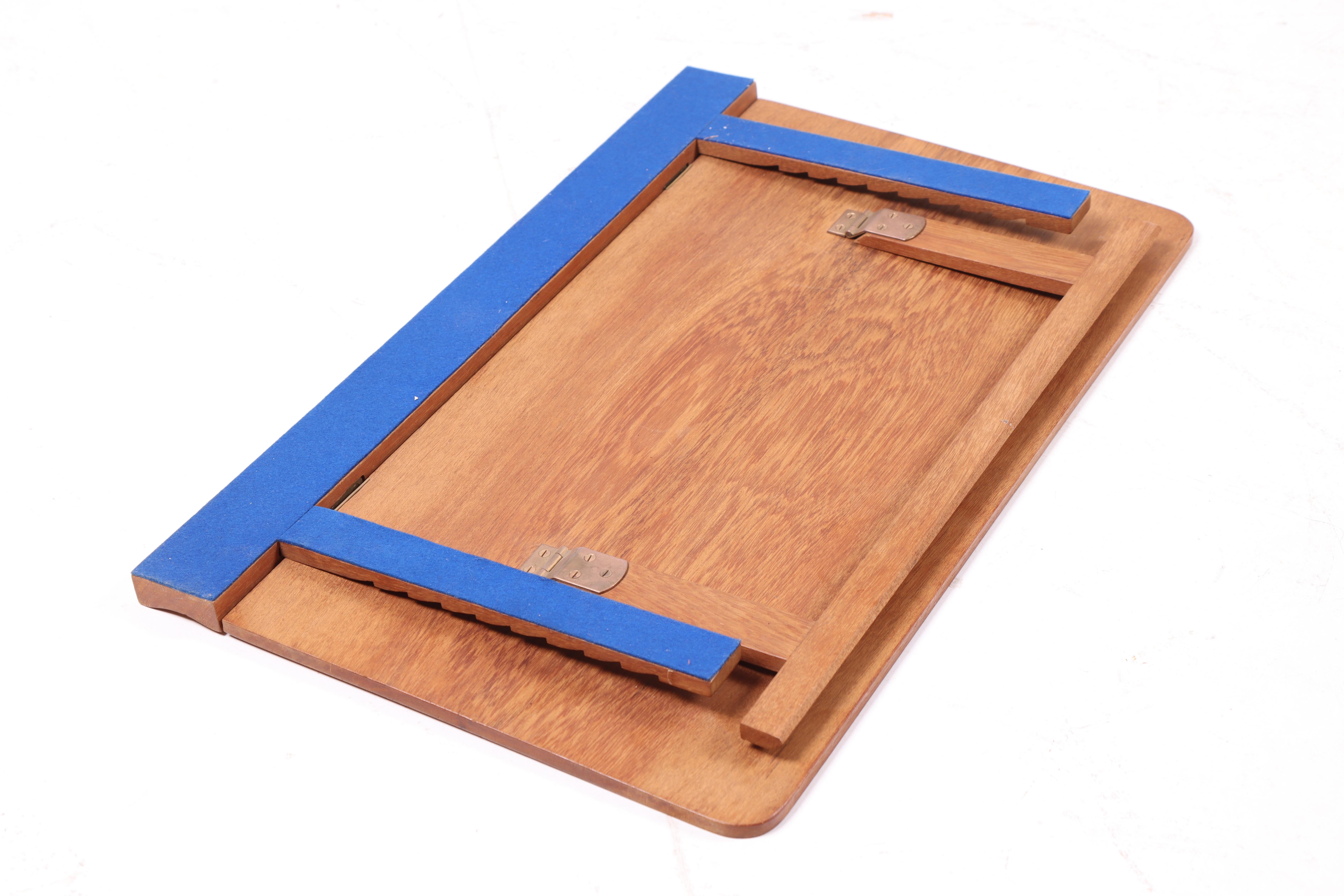 Mid-20th Century Midcentury Writing Board in Solid Teak, Danish Design, 1960s For Sale