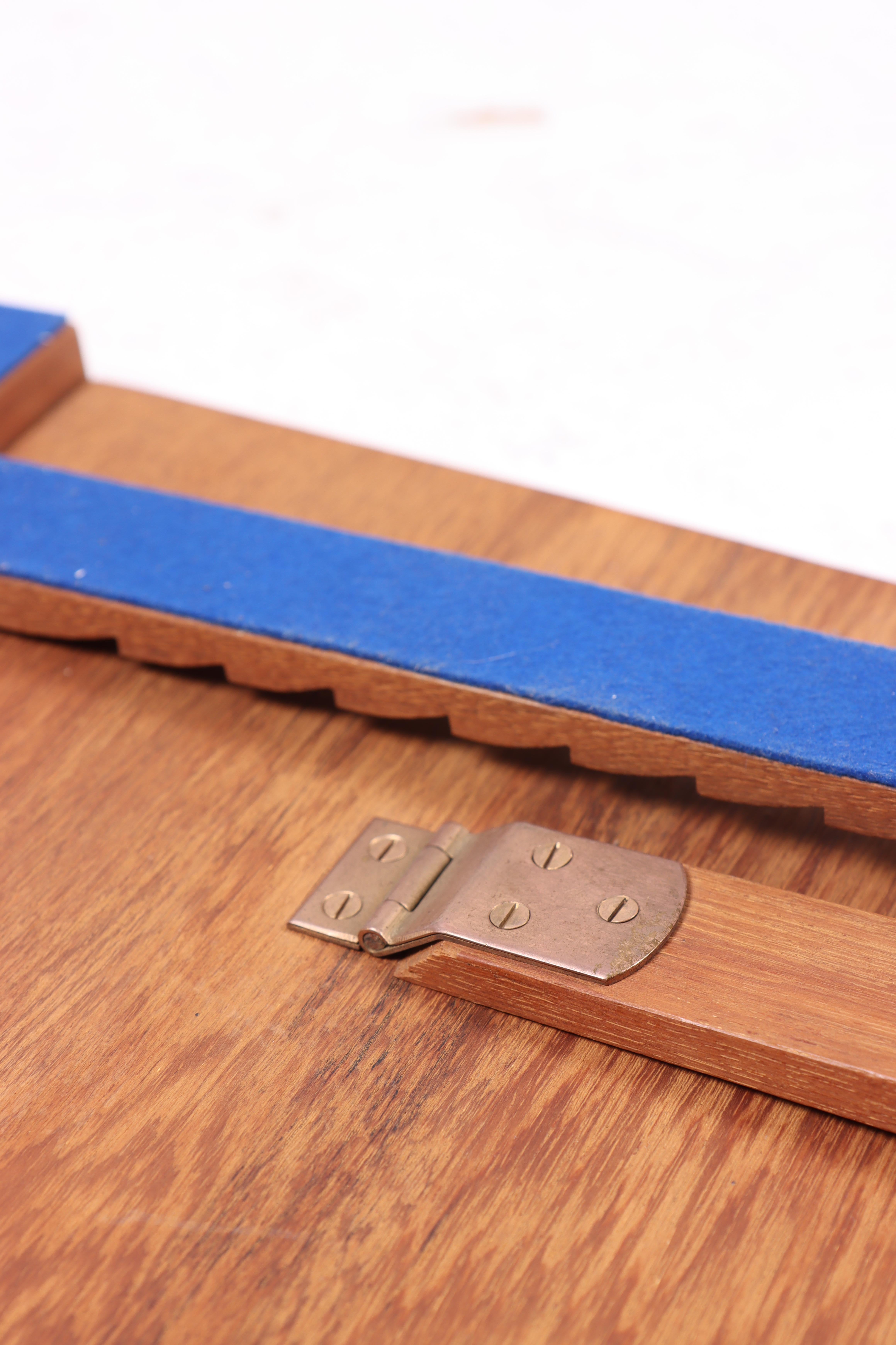 Midcentury Writing Board in Solid Teak, Danish Design, 1960s For Sale 1