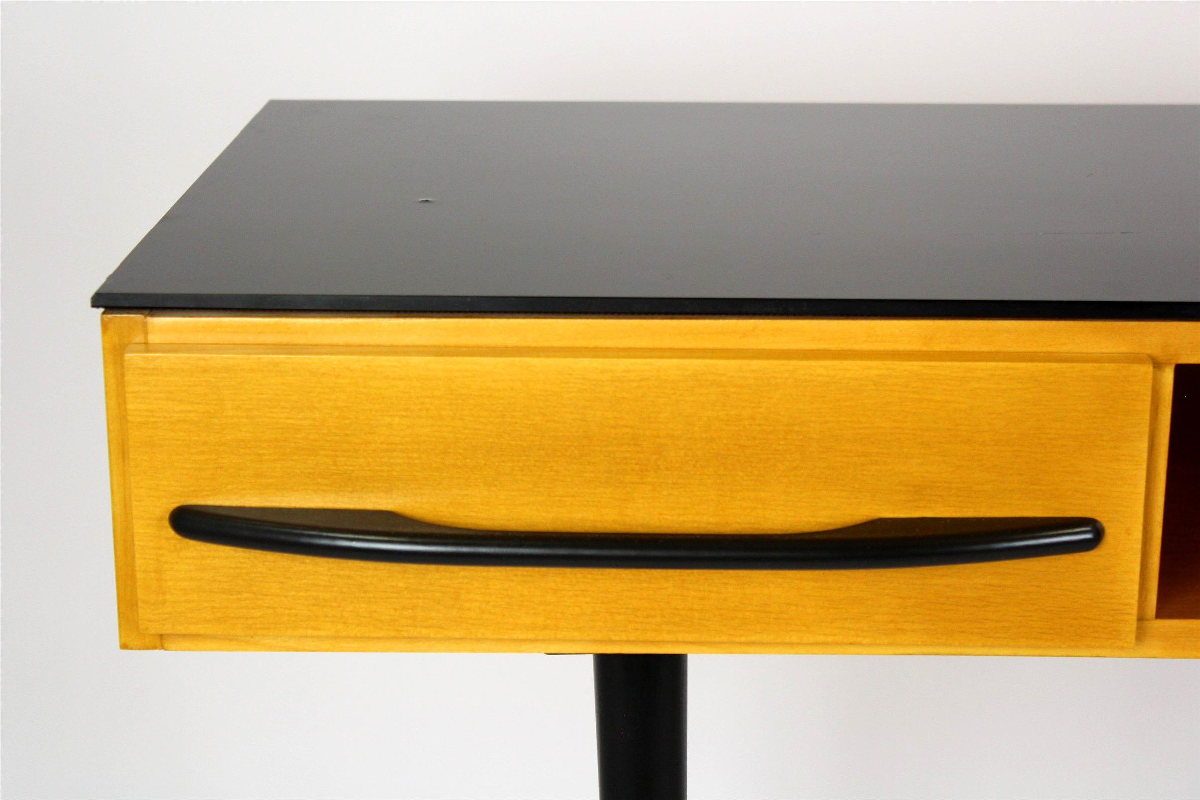 Mid-Century Modern Midcentury Writing Desk or Console Table from Up Zavody, 1960s For Sale