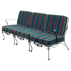 Midcentury Wrought Iron Sofa