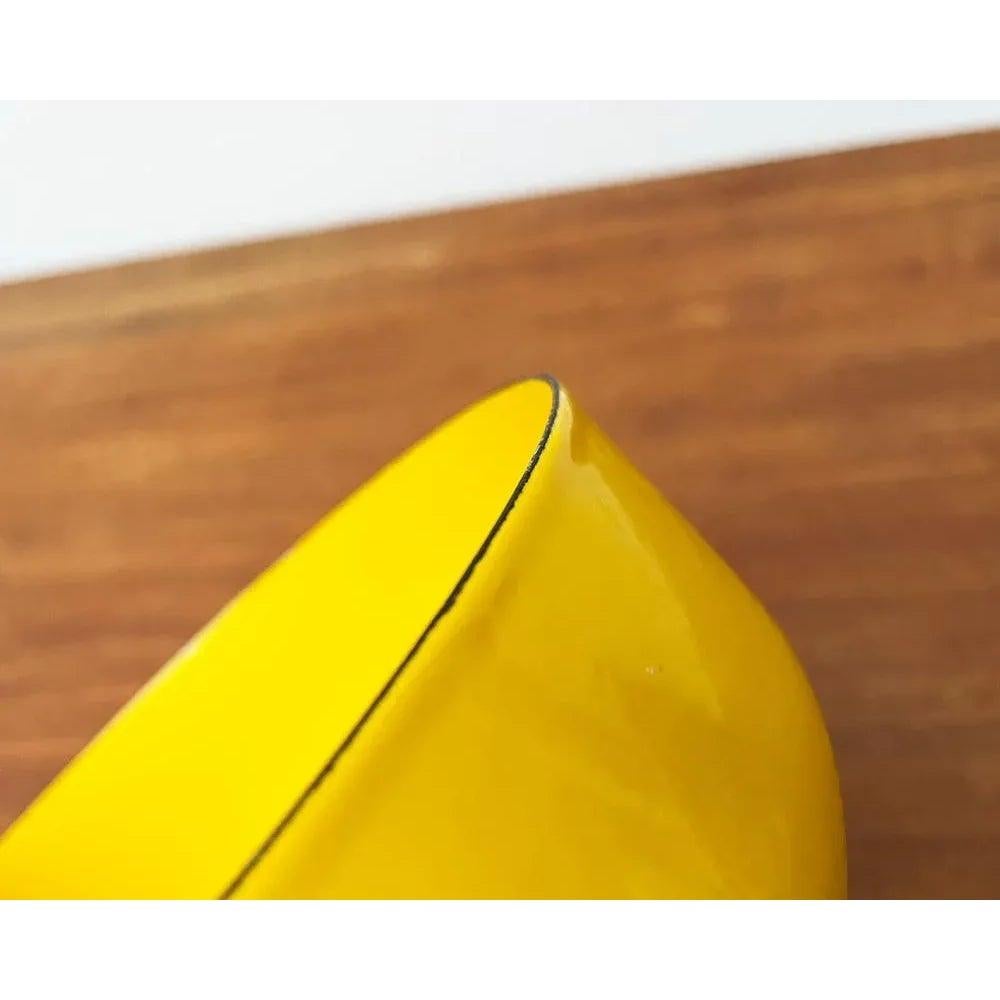 Bol en émail jaune du milieu du siècle par Kaj Franck pour Arabia, Finland, 1960s en vente 4