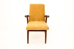 Midcentury Yellow Retro Armchair