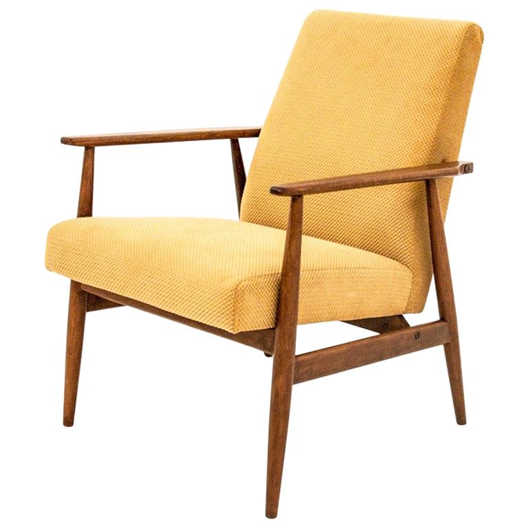 Midcentury Yellow Retro Armchairs 300-190 by H. Lis