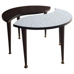 Midcentury Yin and Yang Tripod Occasional Table, circa 1950s