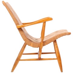 Midcentury Yngve Ekström Easy Chair Model "Anders"