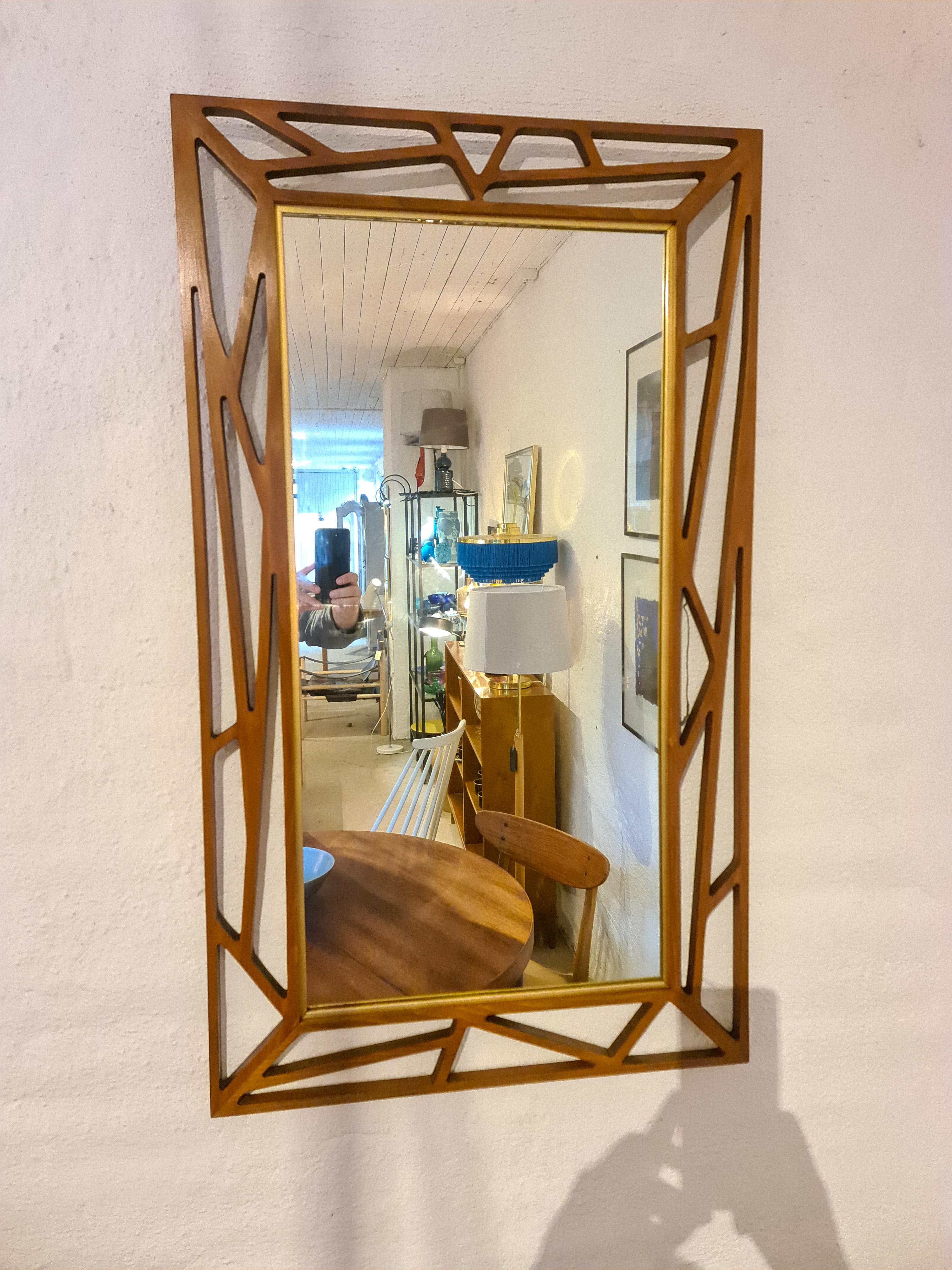 This exceptionally good designed mirror was designed by Yngve Ekström in the 1950s, Sweden. 