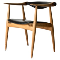 Poltrona "Yoke" di metà secolo di Hans J. Wegner, Danimarca, anni '60