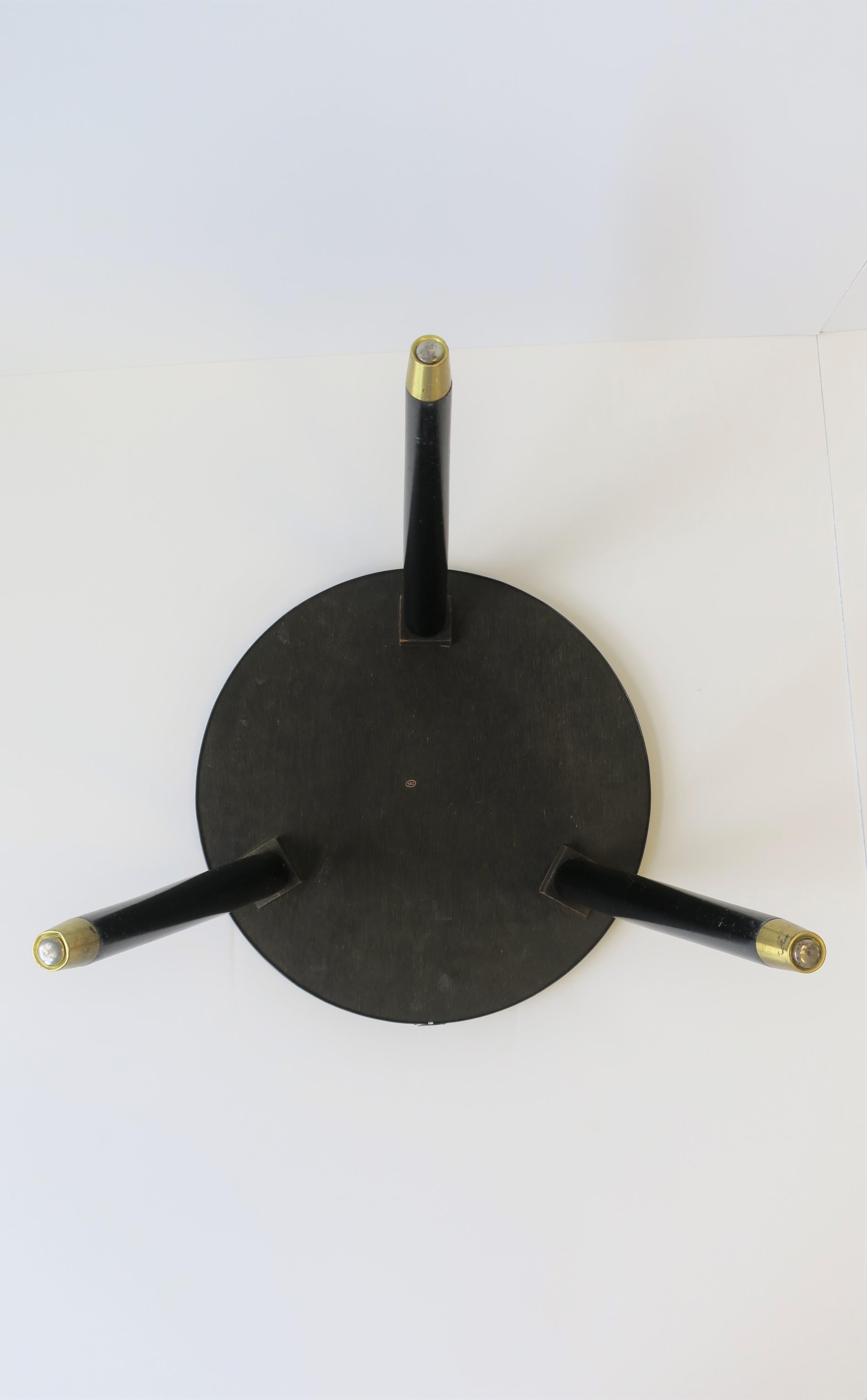 Mid-Centuy Modern Tile Mosaic Round Side Table 3