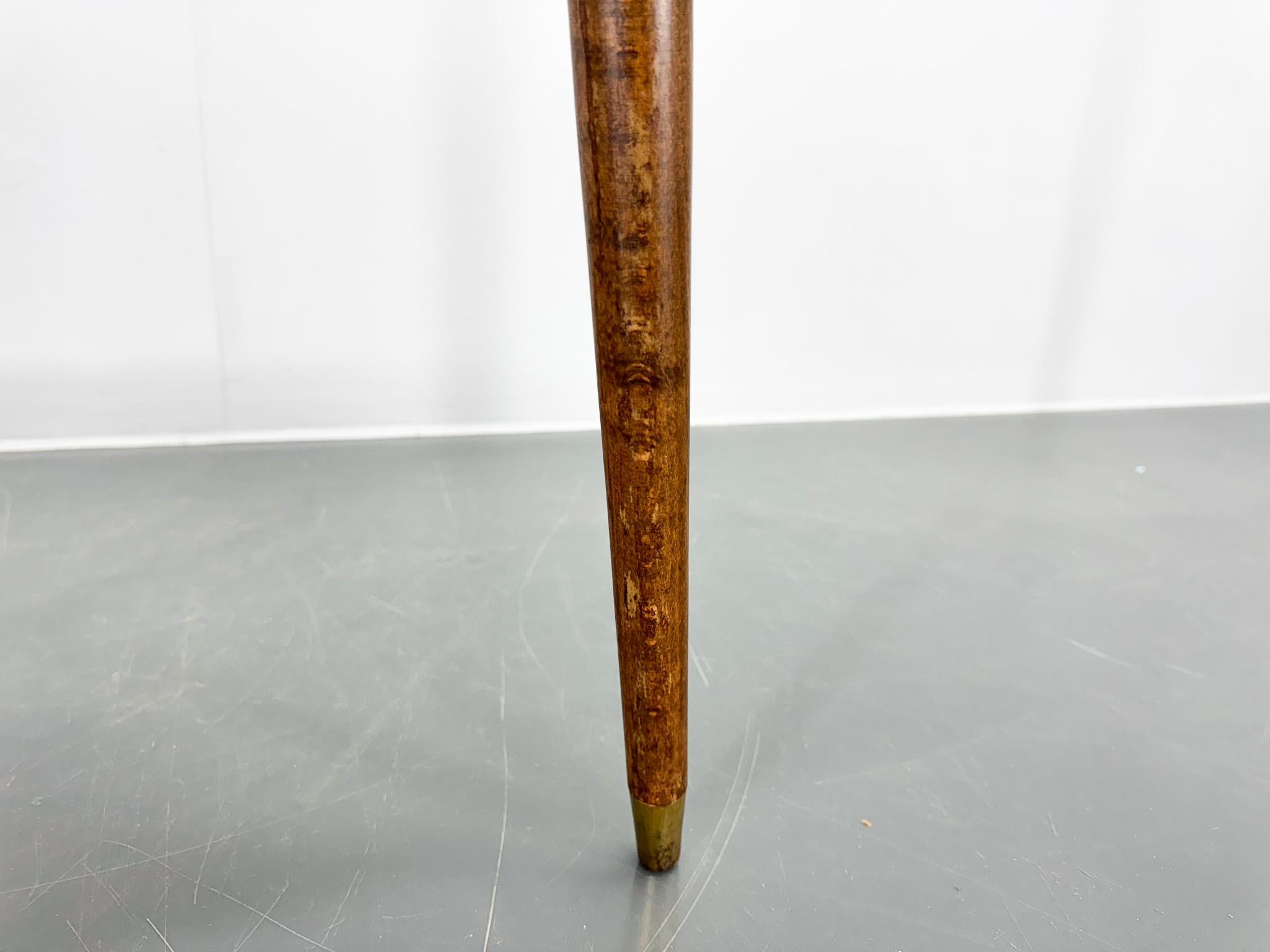 Table basse ou d'appoint Mozaik en bois et verre du milieu du siècle, Allemagne en vente 4