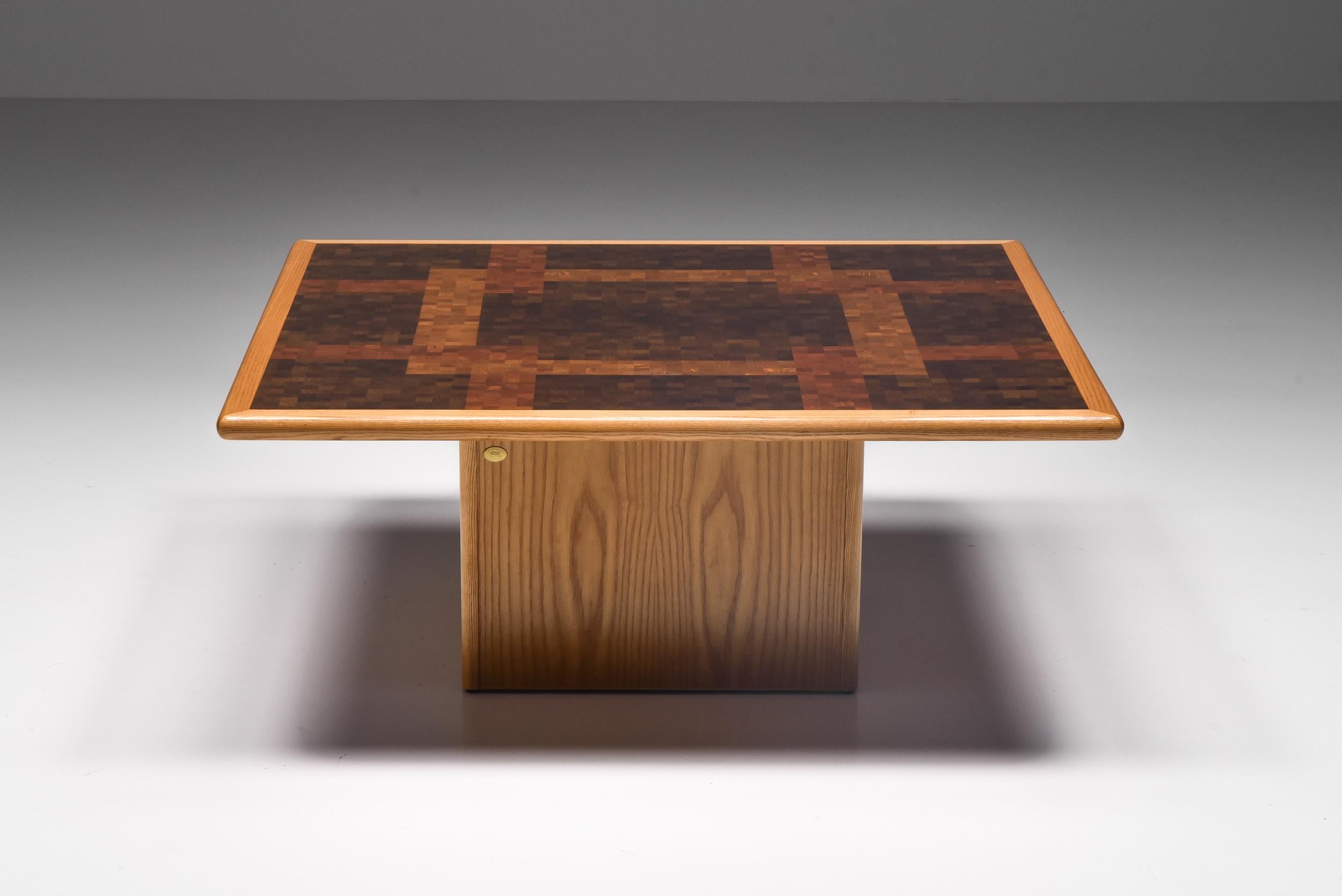 Table basse en mosaïque Middelboe et Lindum pour Tranekaer Danemark, années 1970 en vente 2