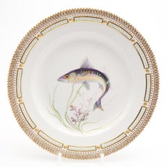 Middle 20th Century Fauna Danica Scomber Royal Copenhagen Dinner Plate
