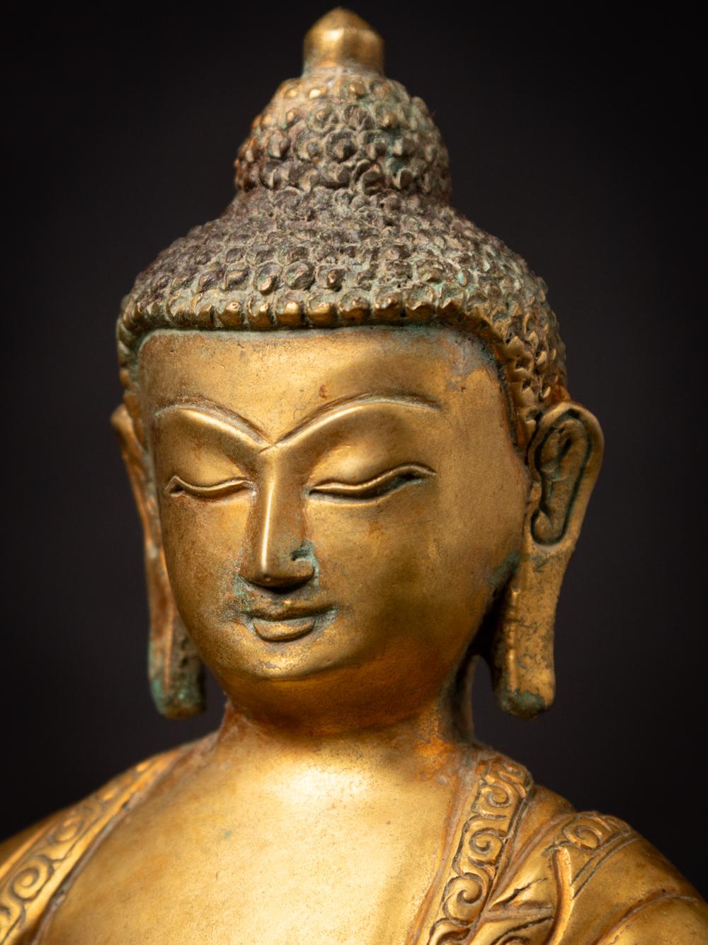 Middle 20th century Old bronze Nepali Buddha statue - OriginalBuddhas 5