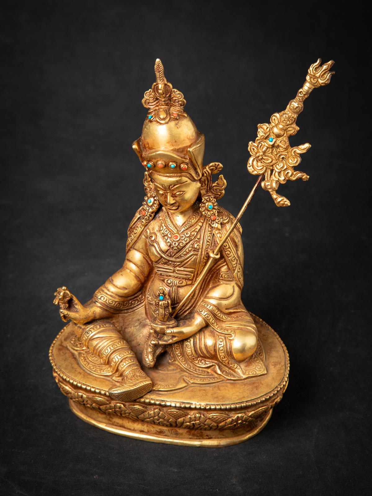 Statue de Bouddha népalais en bronze du milieu du 20e siècle - OriginalBuddhas en vente 7