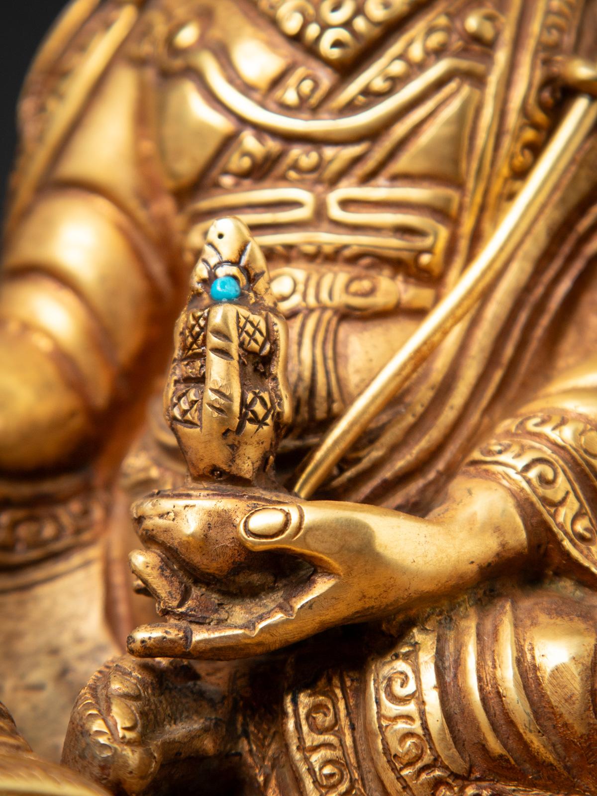 Statue de Bouddha népalais en bronze du milieu du 20e siècle - OriginalBuddhas en vente 12
