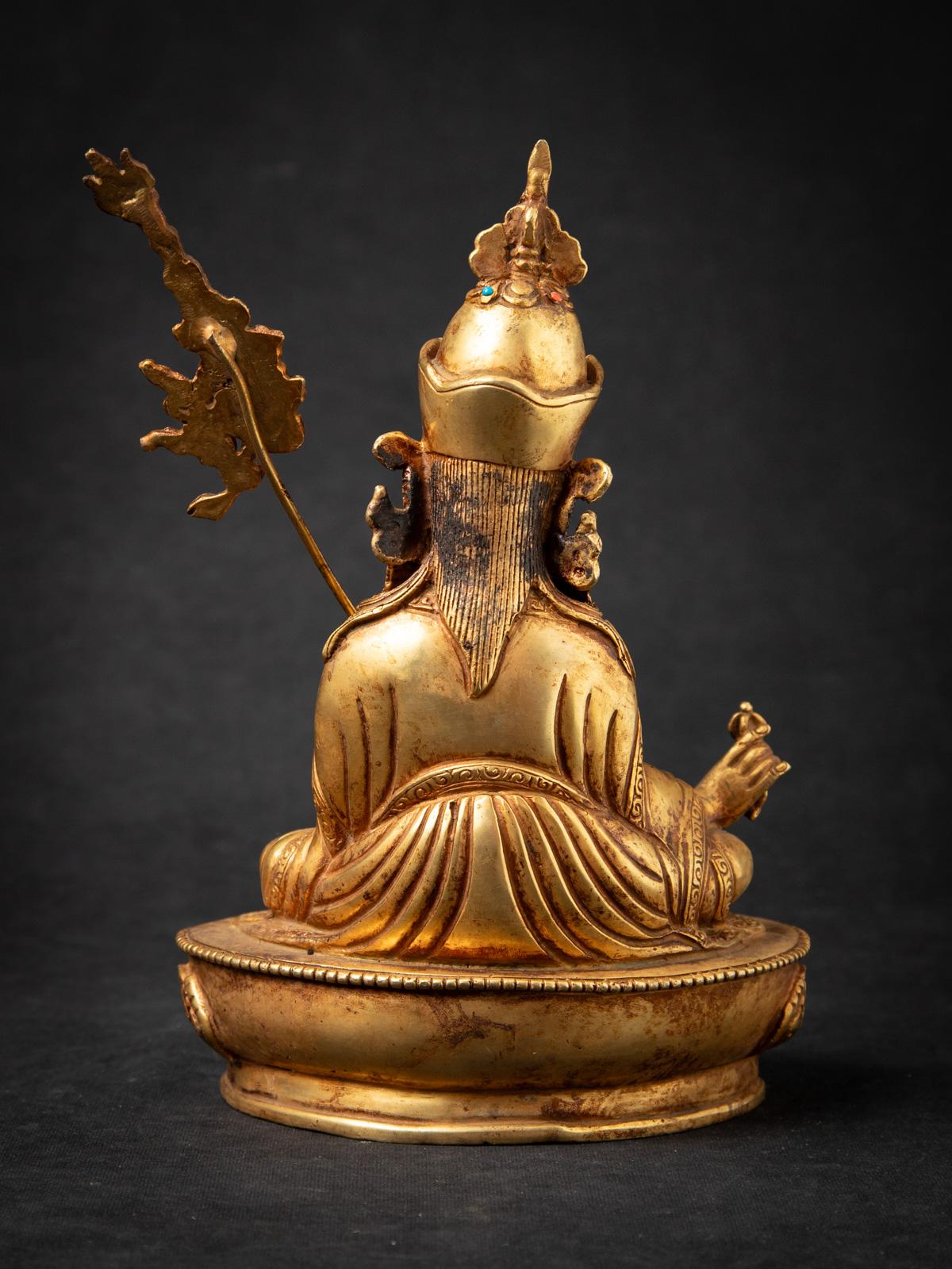 Statue de Bouddha népalais en bronze du milieu du 20e siècle - OriginalBuddhas Bon état - En vente à DEVENTER, NL