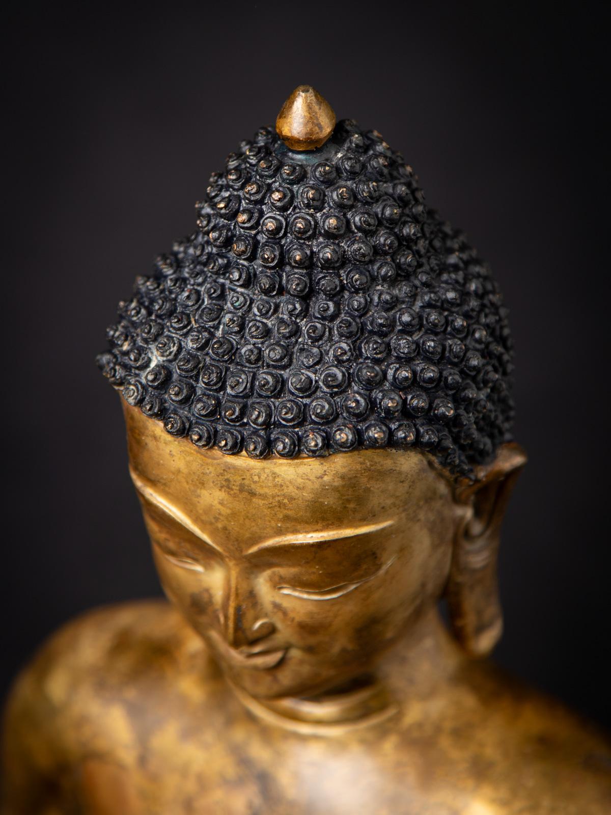 Bronze Statue de Bouddha népalais en bronze du milieu du 20e siècle - OriginalBuddhas en vente