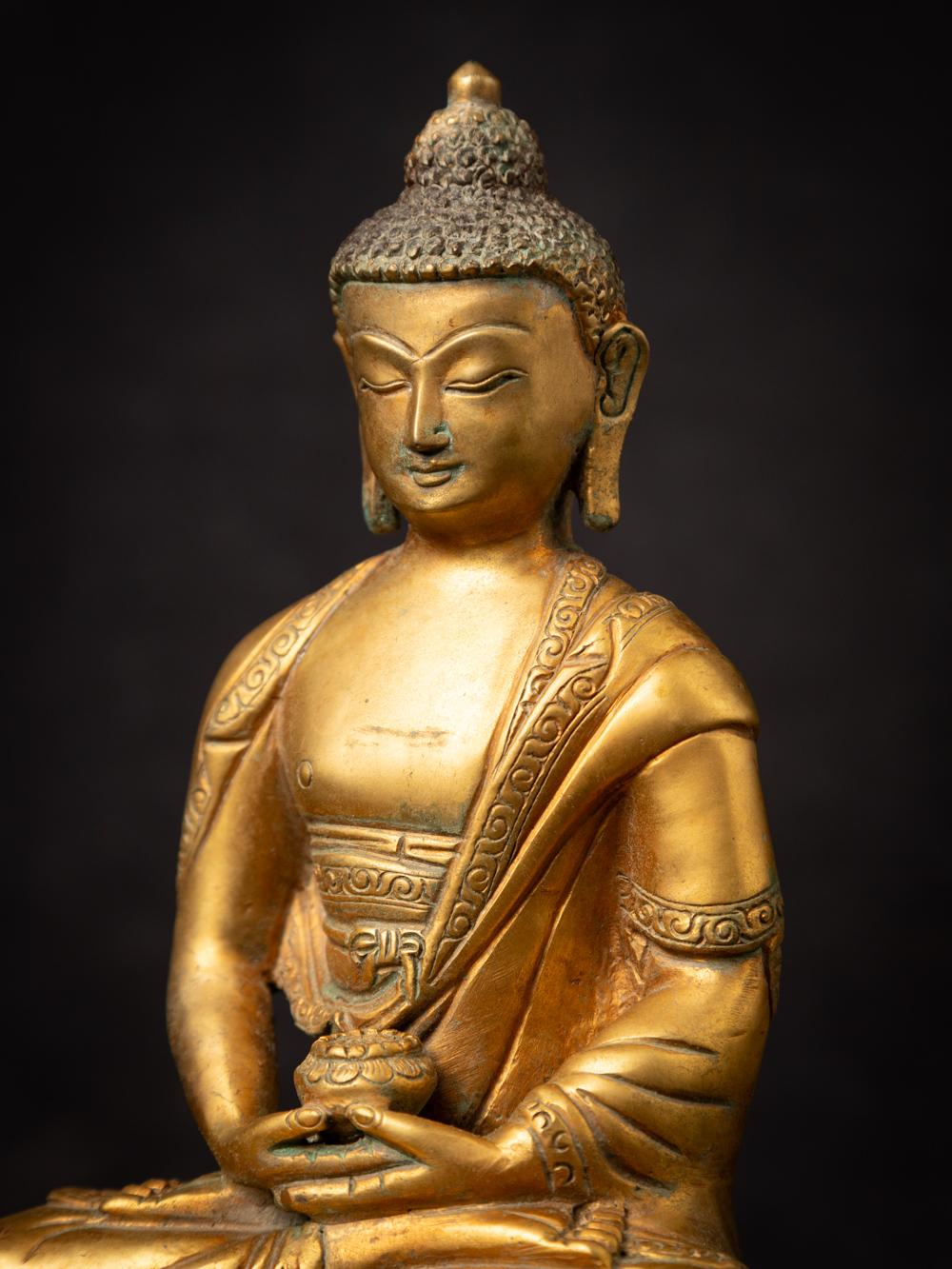 Middle 20th century Old bronze Nepali Buddha statue - OriginalBuddhas 1