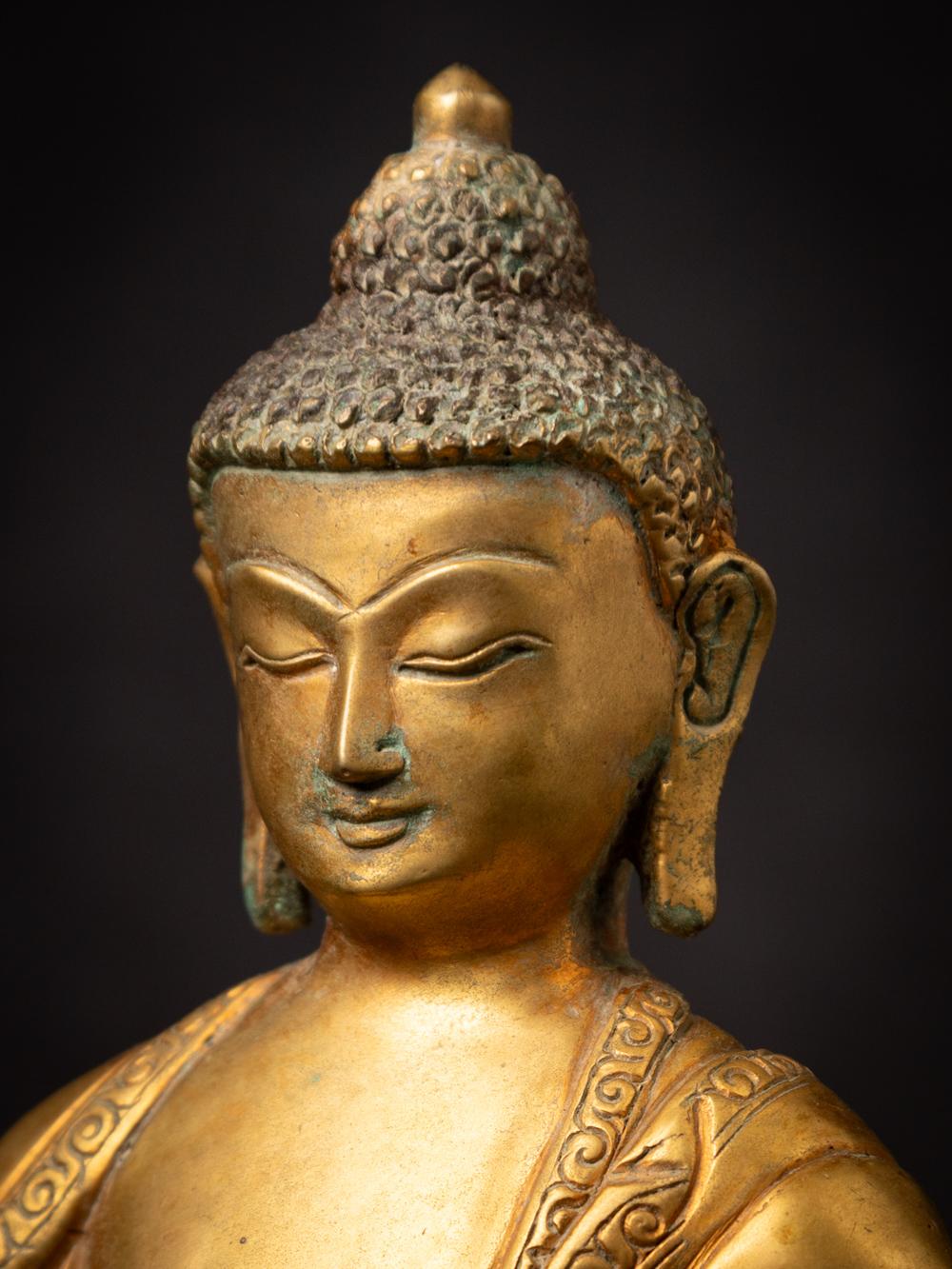 Middle 20th century Old bronze Nepali Buddha statue - OriginalBuddhas 2