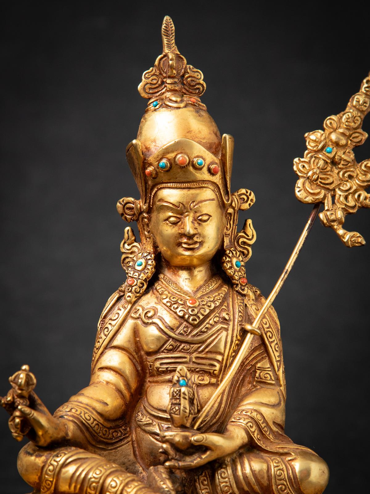 Statue de Bouddha népalais en bronze du milieu du 20e siècle - OriginalBuddhas en vente 3