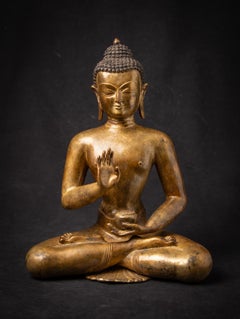 Middle 20th century Old bronze Nepali Buddhafigur from Nepal
