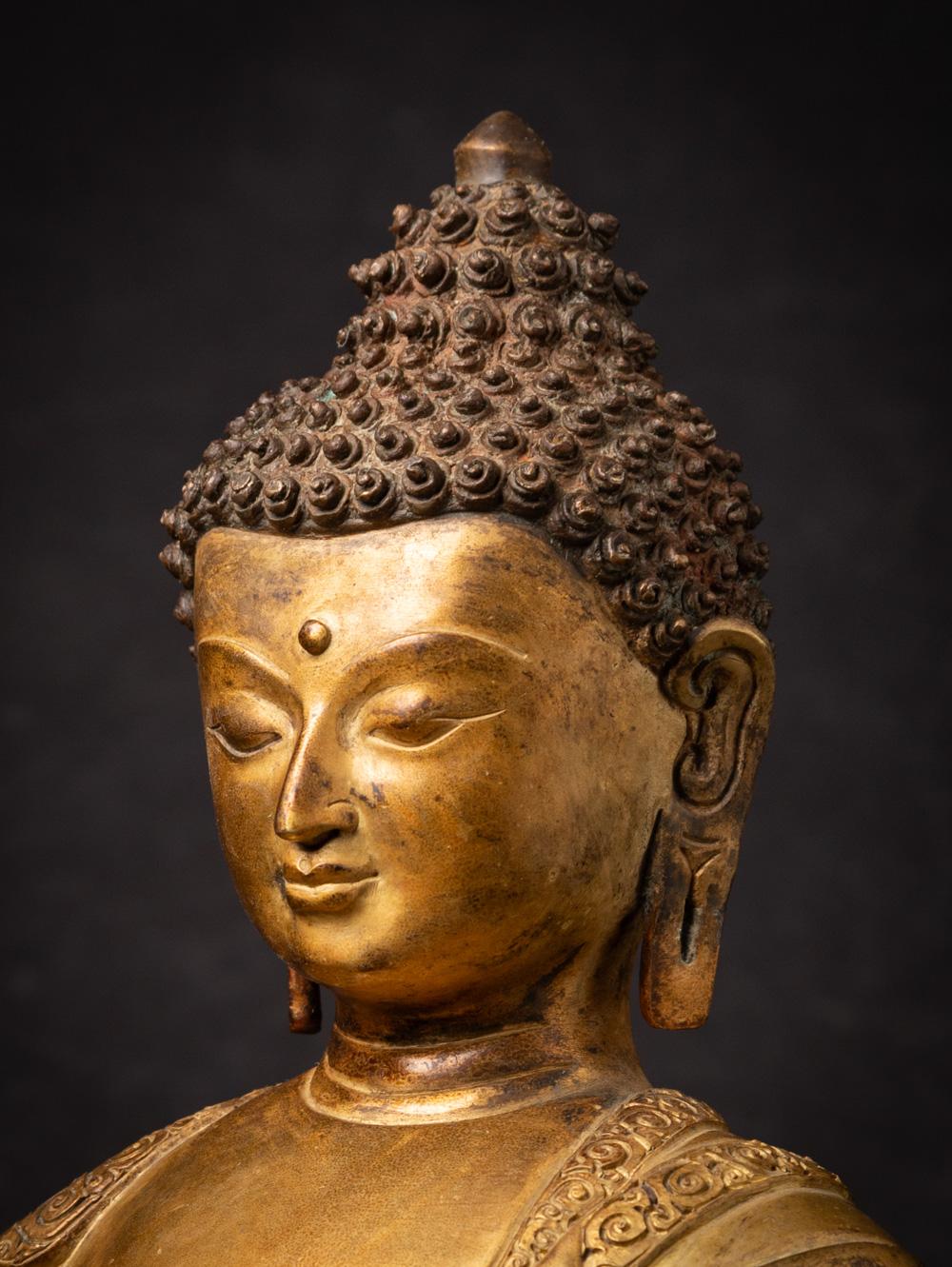 Middle 20th century old bronze Nepali Medicine Buddha statue - OriginalBuddhas 6