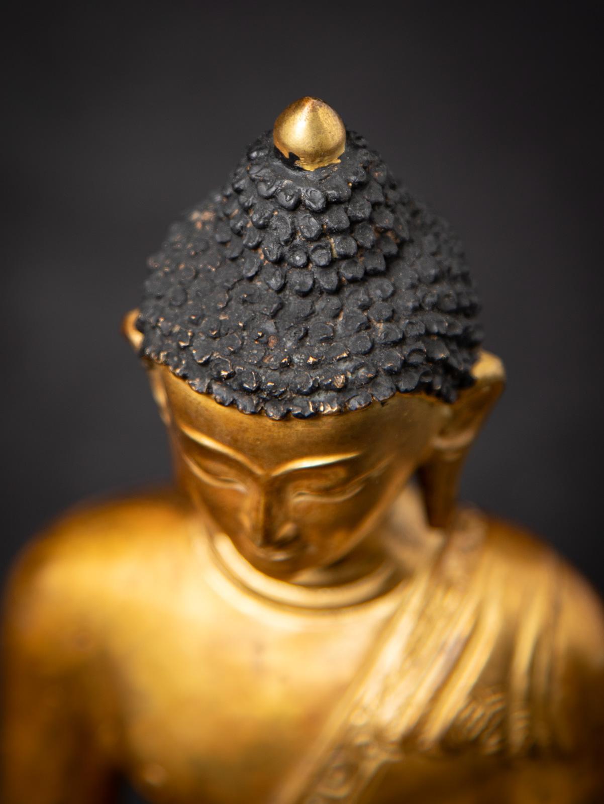 Middle 20th century Old bronze Nepali Medicine Buddha statue - OriginalBuddhas 7