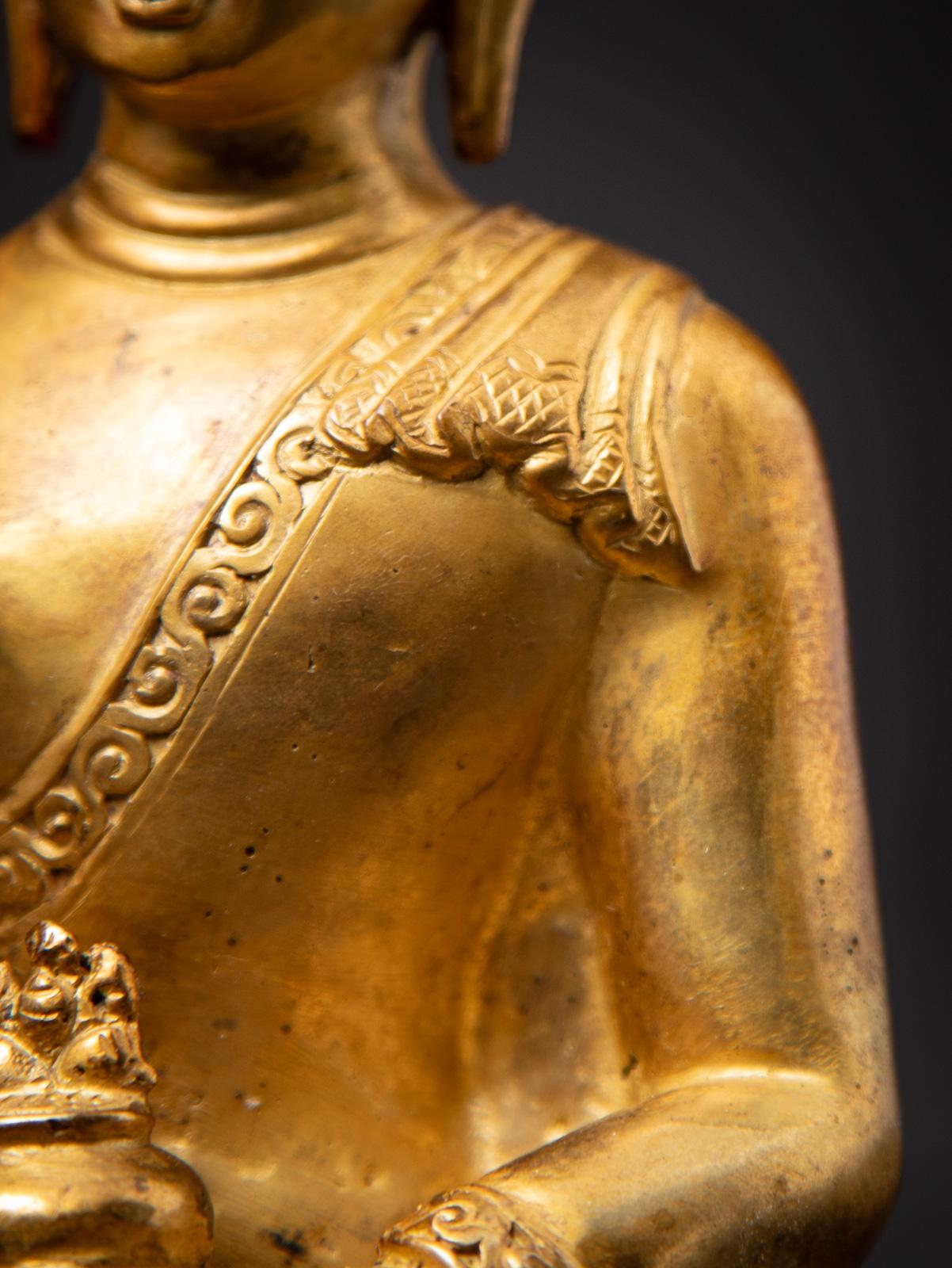 Middle 20th century Old bronze Nepali Medicine Buddha statue - OriginalBuddhas 10