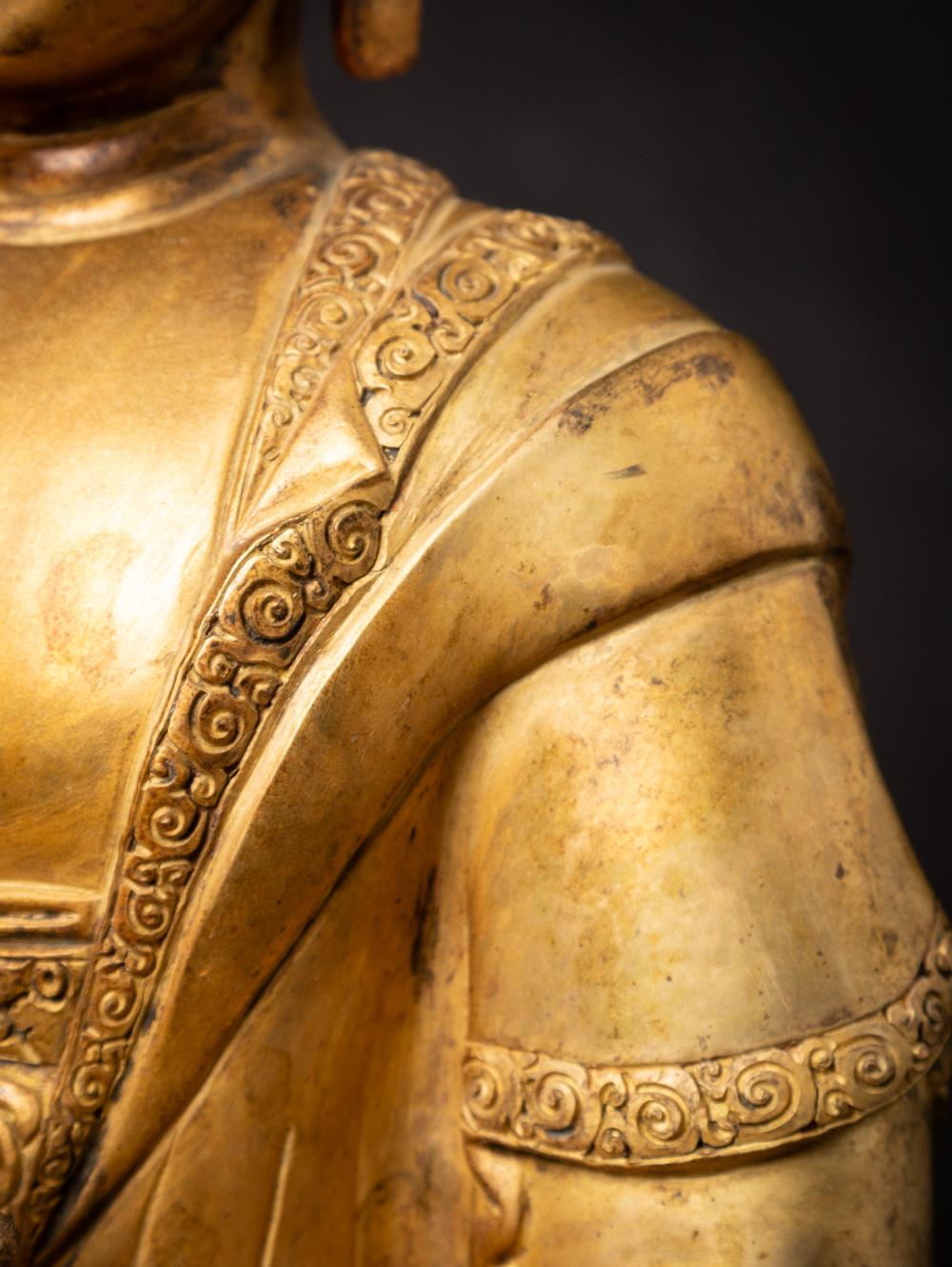 Middle 20th century old bronze Nepali Medicine Buddha statue - OriginalBuddhas 11