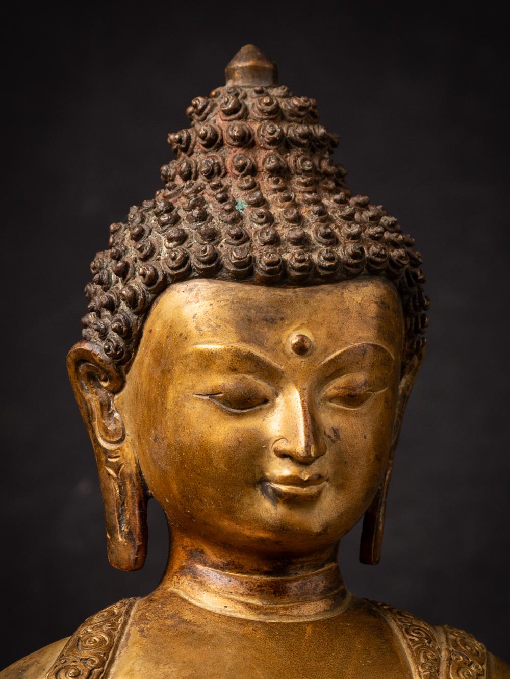 Middle 20th century old bronze Nepali Medicine Buddha statue - OriginalBuddhas 2