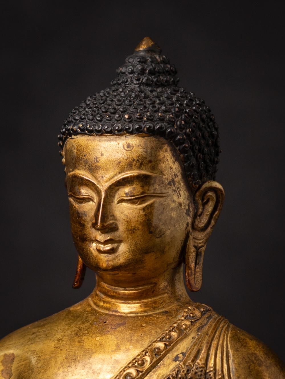 Middle 20th century old bronze Nepali Medicine Buddha statue - OriginalBuddhas 2