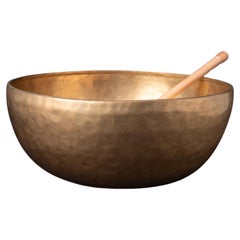 Middle 20th century Old bronze Nepali Singing bowl from Nepal - OriginalBuddhas