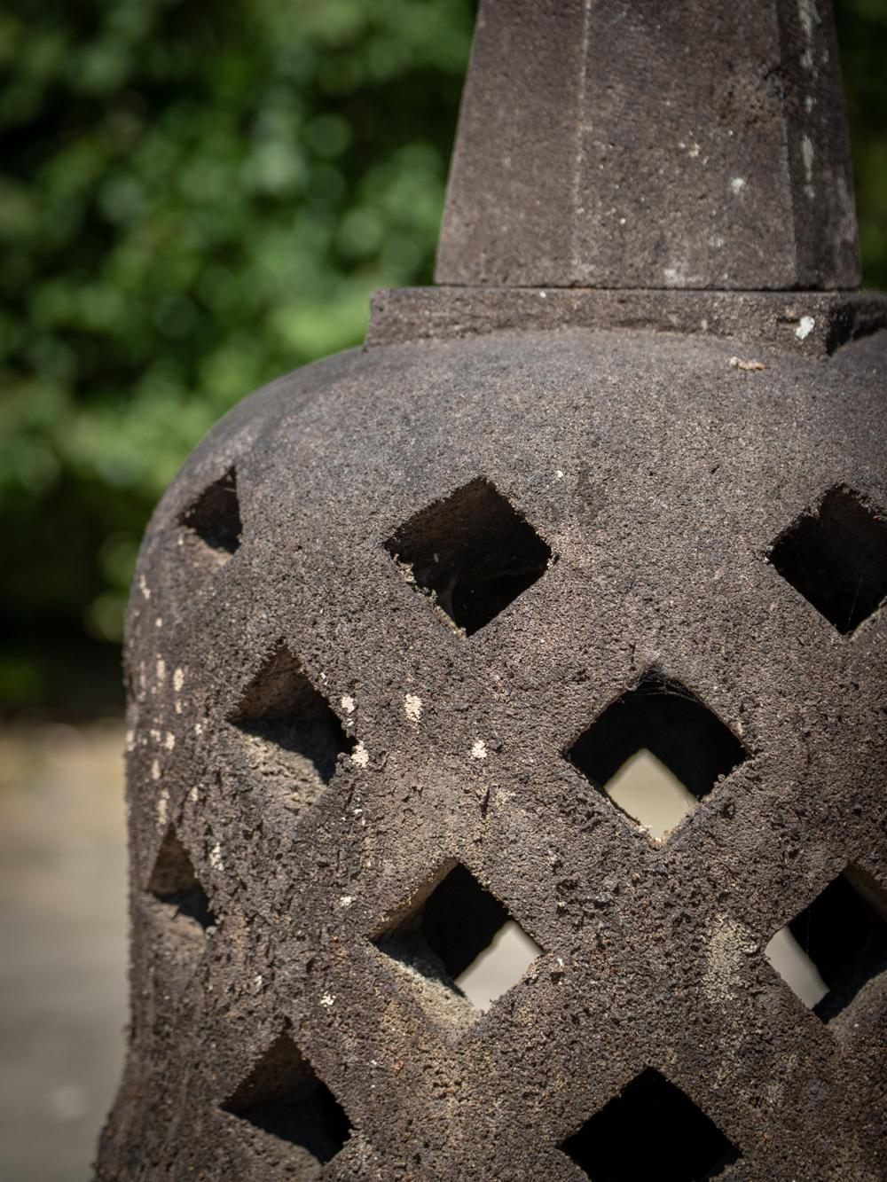 Middle 20th century Old lavastone stupa from Indonesia  OriginalBuddhas For Sale 1