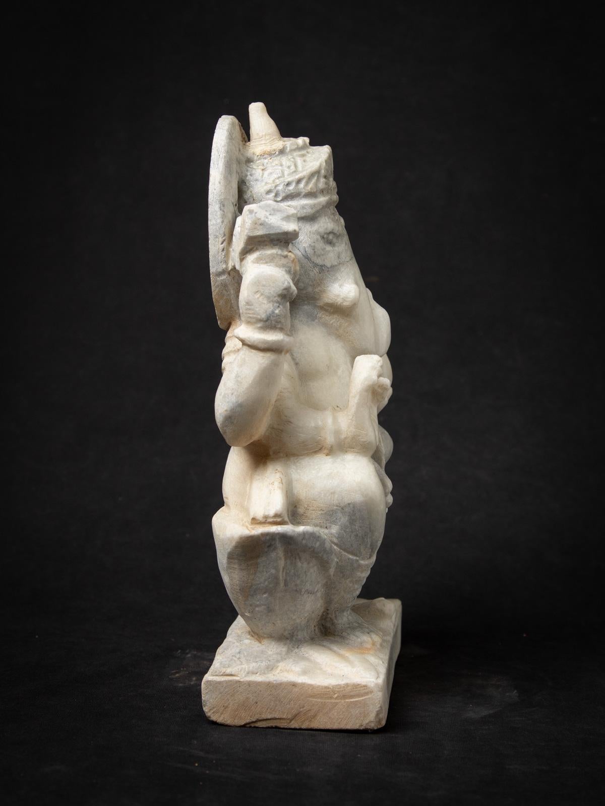 20th Century Middle 20th century Old marble Ganesha statue - Original Buddhas For Sale
