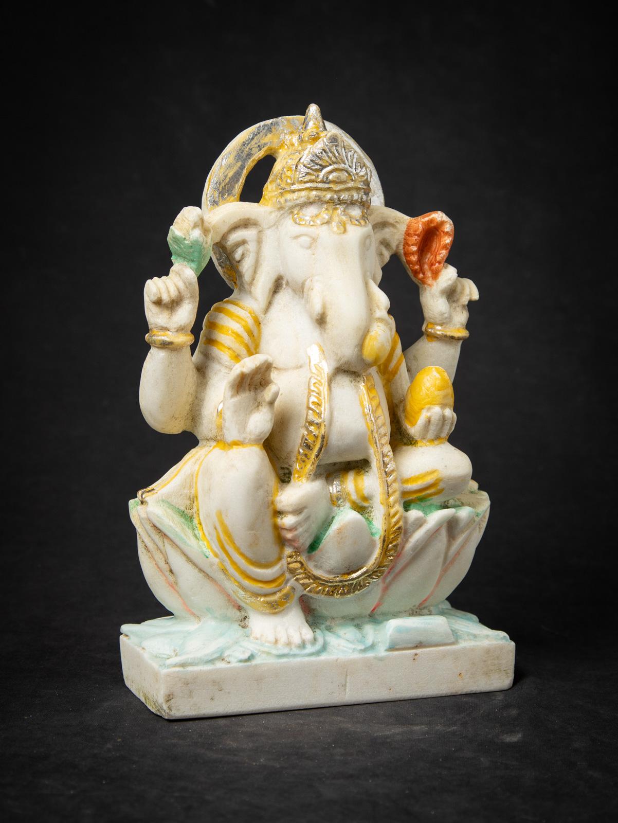 Middle 20th century Old marble stone Ganesha statue - Original Buddhas For Sale 1