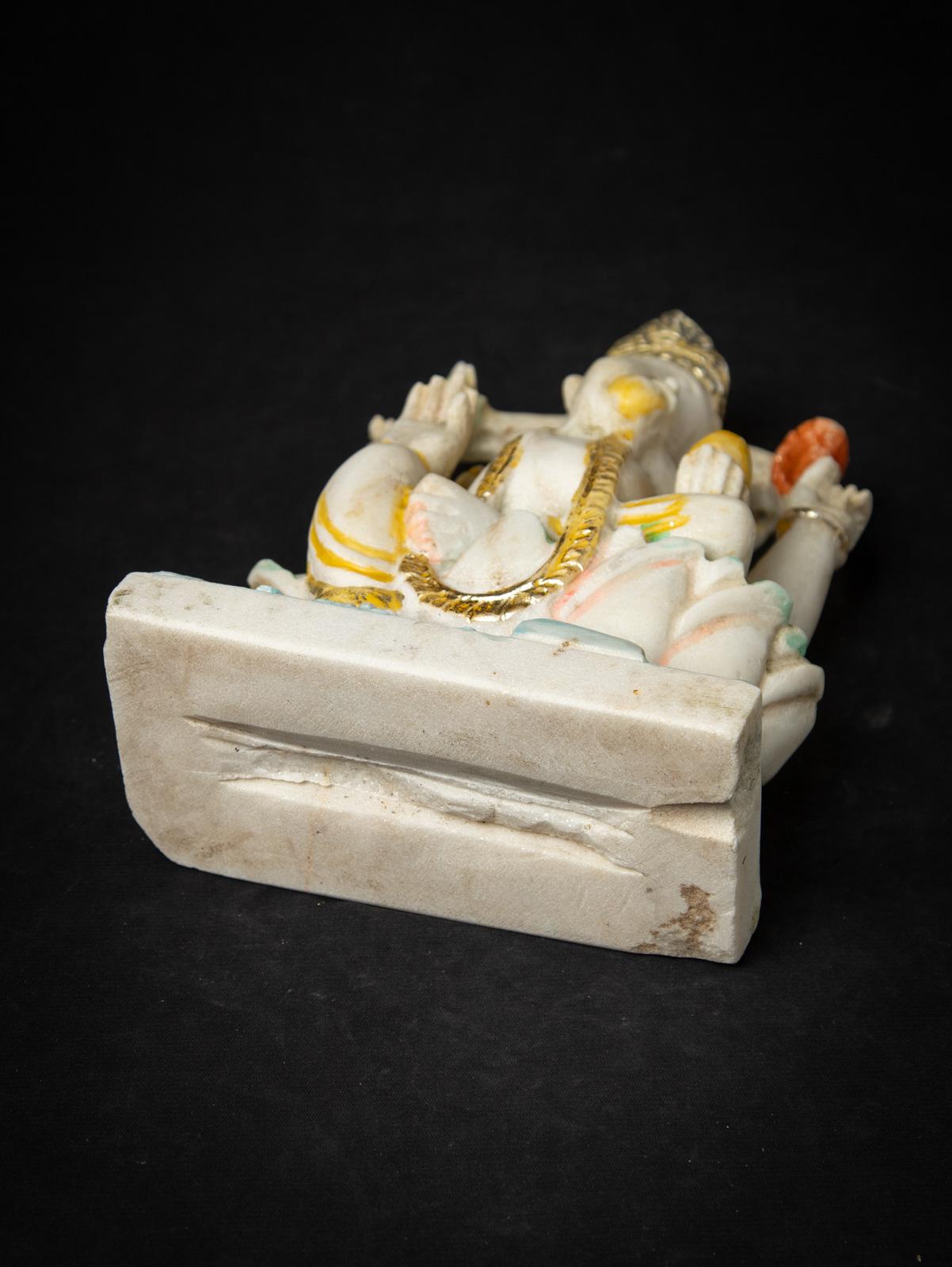 Middle 20th century Old marble stone Ganesha statue - Original Buddhas For Sale 2