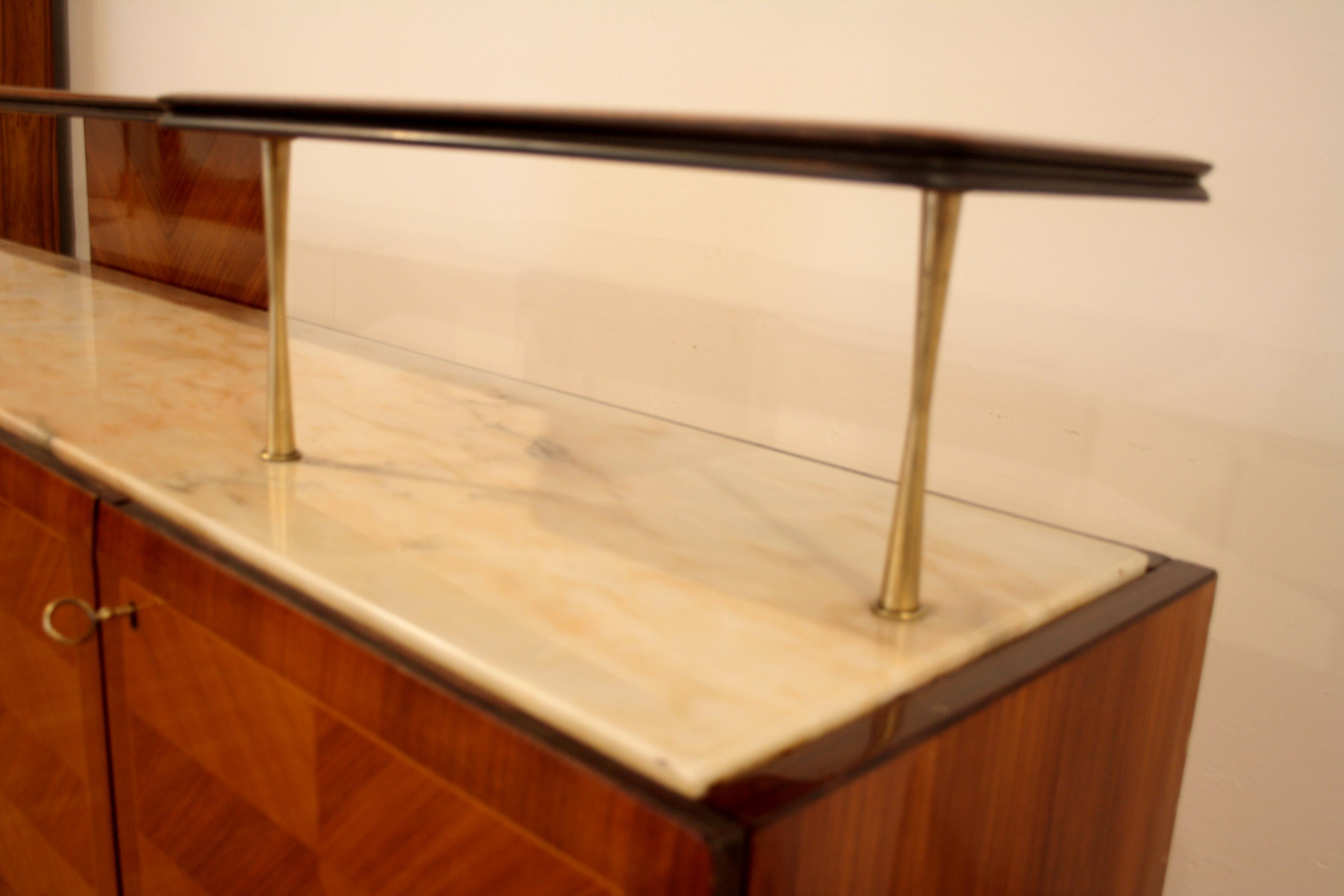 Italian Middle 20th Century Sideboard by Vittorio Dassi for Cecchini Mid-Century Modern For Sale