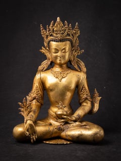 Middle 20th century Special old bronze Nepali Medicine Buddha from Nepal