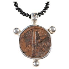 Antique Middle Ages Byzantine Coin Pendant (pendant only)